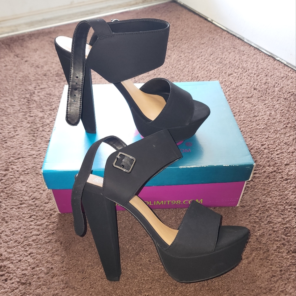 Black Suede Heels